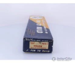 Walthers 7672 HO Passenger Coach Kit Trucks Are Not Included Milwaukee Road (MILW) -Walthers Sales walthers 7672 ho passenger coach kit trucks are not included milwaukee road milw cars 834