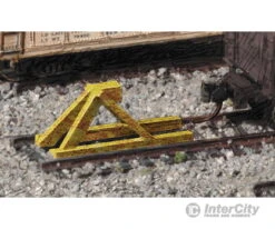 Walthers Cornerstone 2602 Track Bumper - Built-ups -- Yellow Pkg(5)