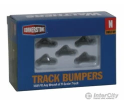Walthers Cornerstone 2605 Track Bumper - Built-ups -- Dark Gray Pkg(5) -Walthers Sales walthers cornerstone 2605 track bumper built ups dark gray pkg 5 accessories 966