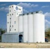 Walthers Cornerstone 3022 ADM(R) Concrete Grain Elevator -- Kit - 13-1/2 X 9 X 13-1/2" 33.7 X 23.7 X 33.7cm