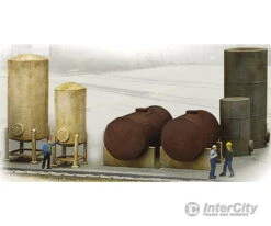 Walthers Cornerstone 3197 Industrial Tanks Detail Set -- Kit