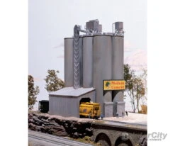 Walthers Cornerstone 3218 Medusa Cement Company -- Kit - 5-3/8 X 4-1/2 X 8-1/4" 13.6 X 11.4 X 21.0cm