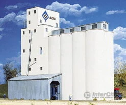 Walthers Cornerstone 3225 ADM(R) Grain Elevator -- Kit - 5-7/8 X 8-7/8 X 9" 14.9 X 22.5 X 22.8cm