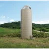 Walthers Cornerstone 3332 Concrete-Style Silo -- Kit - 1-5/8" X 5-1/2" 42 X 142cm