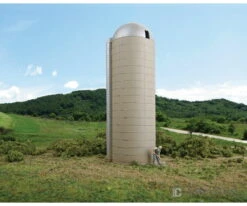 Walthers Cornerstone 3332 Concrete-Style Silo -- Kit - 1-5/8" X 5-1/2" 42 X 142cm