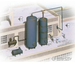 Walthers Cornerstone 3514 Industrial Storage Tanks