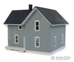 Walthers Cornerstone 3789 Tillman Farm House -- Kit - 4-11/16 X 4-1/4 X 4-3/8" 11.9 X 10.7 X 11.1cm -Walthers Sales walthers cornerstone 3789 tillman farm house kit 4 11 16 x 1 3 8 9 10 7 1cm structures 590