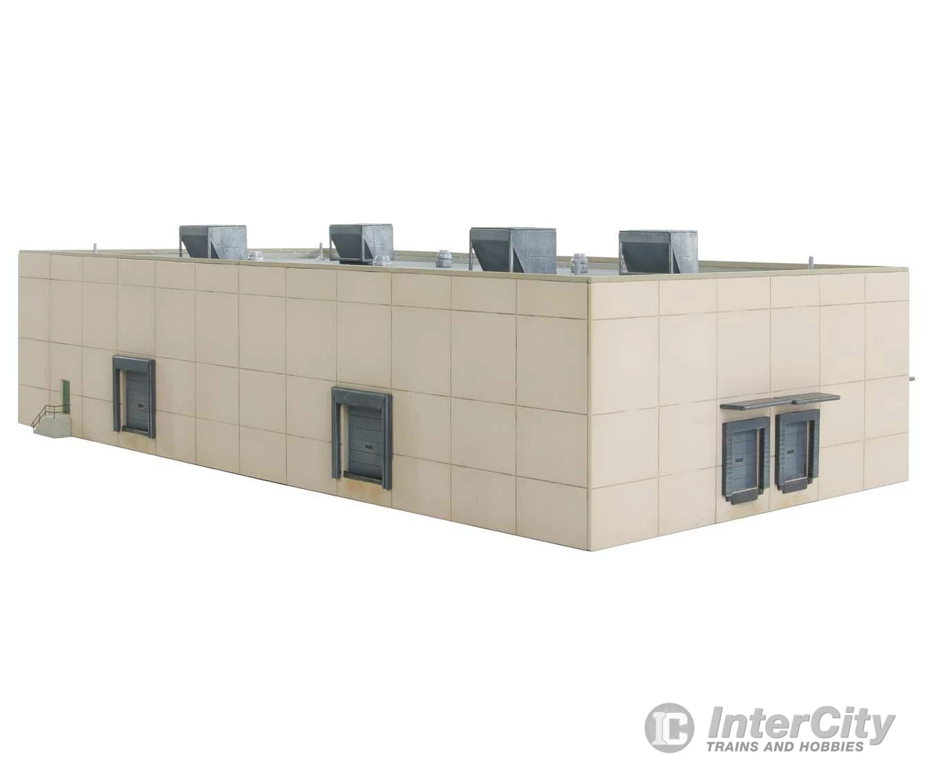 Walthers Cornerstone 3862 Modern Concrete Warehouse -- Kit - 12 X 6-3/4 X 3-3/16" 30.4 X 17.1 X 8cm 5 Walthers Cornerstone 3862 Modern Concrete Warehouse -- Kit - 12 X 6-3/4 X 3-3/16" 30.4 X 17.1 X 8cm - Image 3