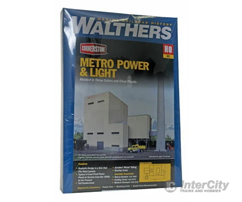 Walthers Cornerstone 4052 Metro Power & Light -- Kit - Generating Plant 13-7/8 X 10 X 13" 35.2 X 25.4 X 33cm 6 Walthers Cornerstone 4052 Metro Power & Light -- Kit - Generating Plant 13-7/8 X 10 X 13" 35.2 X 25.4 X 33cm - Image 4