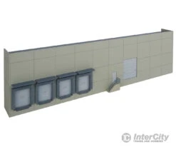 Walthers Cornerstone 4071 Modern Concrete Warehouse Background Building -- Kit - Each: 16-5/8 X 1-3/4 X 4-1/2" 42.2 X 4.4 X 11.4cm -Walthers Sales walthers cornerstone 4071 modern concrete warehouse background building kit each 16 5 8 x 1 3 4 2 42 11 4cm structures 672