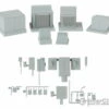 Walthers Cornerstone 4075 Modern Industrial Park Series -- Electrical Fixtures - Kit -Walthers Sales walthers cornerstone 4075 modern industrial park series electrical fixtures kit scenery details 225
