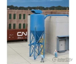 Walthers Cornerstone 4087 Particulate Dust Cyclone - Modern Industrial Park -- Kit - 1-5/8 X 1-5/8 X 5-3/16" 4.1 X 4.1 X 13.1cm