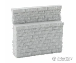 Walthers Cornerstone 4585 Single-Track Railroad Bridge Stone Abutment - Low - Resin Casting -- Approximate Dimensions: 3-1/8 X 3/4 X 3" 7.9 X 1.9 X 7.6cm