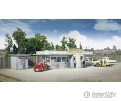 Walthers Cornerstone HO 2909 Miss Bettie's Diner -- Kit - 6-5/8 X 3 X 1-5/8" 15.2 X 7.6 X 4.1cm
