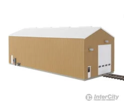 Walthers Cornerstone HO 2985 Modern Single-Track Engine House -- Kit - 11 X 4-1/4 X 4-1/4" 27.9 X 10.7 X 10.7cm -Walthers Sales walthers cornerstone ho 2985 modern single track engine house kit 11 x 4 1 27 9 10 7 7cm structures 931