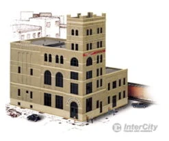 Walthers Cornerstone HO 3024 Milwaukee Beer And Ale Brewery -- Kit - 12-3/8 X 10 X 12" 31.4 X 25.4 X 30.5cm