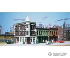Walthers Cornerstone HO 3029 Merchant's Row II -- Kit - 10 X 5" 25.4 X 12.7cm