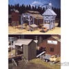 Walthers Cornerstone HO 3144 Sawmill Outbuildings -- Kit -Walthers Sales walthers cornerstone ho 3144 sawmill outbuildings kit structures 490