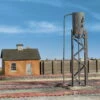 Walthers Cornerstone HO 3182 Sanding Towers & Drying House -- Kit 2 Walthers Cornerstone HO 3182 Sanding Towers & Drying House -- Kit -Walthers Sales walthers cornerstone ho 3182 sanding towers drying house kit structures 108