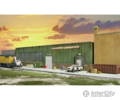 Walthers Cornerstone HO 3191 Lauston Shipping Background Building -- Kit - 19 X 1-1/8 X 4" 48.2 X 2.8 X 10.1cm