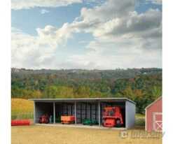 Walthers Cornerstone HO 3347 Machinery Storage Shed -- Kit - 9-3/4 X 4-1/2 X 2-3/4" 24.8 X 11.4 X 7cm