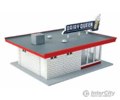 Walthers Cornerstone HO 3484 Vintage Dairy Queen(R) -- Kit - 5-1/16 X 3-1/2 X 2-3/8" 12.8 X 8.8 X 6cm -Walthers Sales walthers cornerstone ho 3484 vintage dairy queen r kit 5 1 16 x 3 2 8 12 6cm structures 223