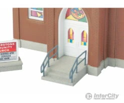 Walthers Cornerstone HO 3496 Brick Church -- Kit - 8-1/16 X 4-9/16 X 10-3/4" 20.4 X 11.5 X 27.2cm -Walthers Sales walthers cornerstone ho 3496 brick church kit 8 1 16 x 4 9 10 3 20 11 5 27 2cm structures 252