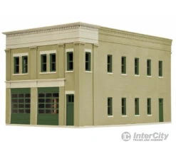 Walthers Cornerstone HO 4022 Two-Bay Fire Station -- Kit - 8 X 4-7/8 X 5-1/2" 20.3 X 12.4 X 14cm -Walthers Sales walthers cornerstone ho 4022 two bay fire station kit 8 x 4 7 5 1 2 20 3 12 14cm structures 400