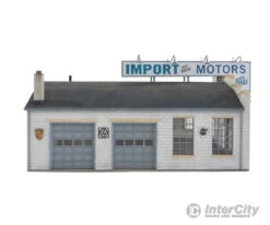 Walthers Cornerstone HO 4023 Import Motors -- Kit - 7-1/4 X 5-3/8 X 3-7/8" 18.4 X 13.6 X 9.4cm -Walthers Sales walthers cornerstone ho 4023 import motors kit 7 1 4 x 5 3 8 18 13 6 9 4cm structures 151