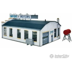 Walthers Cornerstone HO 4023 Import Motors -- Kit - 7-1/4 X 5-3/8 X 3-7/8" 18.4 X 13.6 X 9.4cm -Walthers Sales walthers cornerstone ho 4023 import motors kit 7 1 4 x 5 3 8 18 13 6 9 4cm structures 329