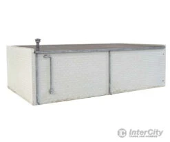 Walthers Cornerstone HO 4049 Express Motor Freight Lines -- Kit - Office: 4-1/4 X 4-7/8 X 2-3/8"; Garage: 4-1/16 X 7-1/8 X 2-1/2" -Walthers Sales walthers cornerstone ho 4049 express motor freight lines kit office 4 1 x 7 8 2 3 garage 16 structures 111