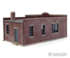 Walthers Cornerstone HO 4049 Express Motor Freight Lines -- Kit - Office: 4-1/4 X 4-7/8 X 2-3/8"; Garage: 4-1/16 X 7-1/8 X 2-1/2" -Walthers Sales walthers cornerstone ho 4049 express motor freight lines kit office 4 1 x 7 8 2 3 garage 16 structures 781