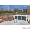 Walthers Cornerstone HO 4049 Express Motor Freight Lines -- Kit - Office: 4-1/4 X 4-7/8 X 2-3/8"; Garage: 4-1/16 X 7-1/8 X 2-1/2"