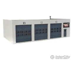 Walthers Cornerstone HO 4049 Express Motor Freight Lines -- Kit - Office: 4-1/4 X 4-7/8 X 2-3/8"; Garage: 4-1/16 X 7-1/8 X 2-1/2" -Walthers Sales walthers cornerstone ho 4049 express motor freight lines kit office 4 1 x 7 8 2 3 garage 16 structures 947
