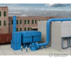 Walthers Cornerstone HO 4086 Organic Vapor Air Cleaner (RTO) - Cornerstone Modern Industrial Park -- Kit - 6-1/2 X 5 X 5-1/8" 16.5 X 12.7 X 13cm