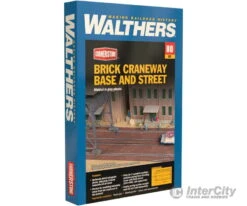 Walthers Cornerstone HO 4097 Brick Craneway Base And Street 3-Pack -- Kit - Each Section: 12-5/8 X 5-1/2" 32 X 13.9cm -Walthers Sales walthers cornerstone ho 4097 brick craneway base and street 3 pack kit each section 12 5 8 x 1 2 32 13 9cm other scenery 710