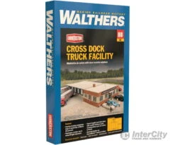 Walthers Cornerstone HO 4131 Cross-Dock Truck Facility -- Kit - 16-5/16 X 19-3/16 X 3-1/8" 41.4 X 48.7 X 7.9cm -Walthers Sales walthers cornerstone ho 4131 cross dock truck facility kit 16 5 x 19 3 1 8 41 4 48 7 9cm structures 206
