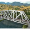 Walthers Cornerstone HO 4521 Arched Pratt Truss Railroad Bridge -- Single-Track - Kit - 23 X 3-1/16 X 5-1/4" 58.4 X 7.8 X 13.3cm -Walthers Sales walthers cornerstone ho 4521 arched pratt truss railroad bridge single track kit 23 x 3 1 16 5 4 58 7 8 13 3cm tunnels bridges 861