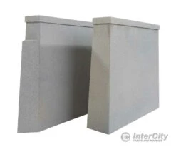 Walthers Cornerstone HO 4552 Double-Track Railroad Bridge Concrete Pier 2-Pack -- Kit 5-7/16 X 1-1/4 X 5-1/8" 13.8 X 3.1 X 13cm -Walthers Sales walthers cornerstone ho 4552 double track railroad bridge concrete pier 2 pack kit 5 7 16 x 1 4 8 13 3 13cm tunnels bridges 395