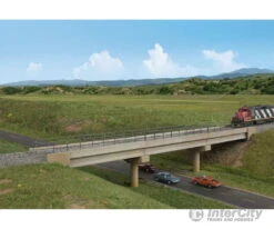 Walthers Cornerstone HO 4592 Modern Long-Span Concrete Railroad Bridge -- Kit - 20-7/8 X 2-7/8" 53 X 7.3cm