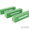 Walthers HO 18200 40' Flat Panel Container - 3-Pack - Evergreen