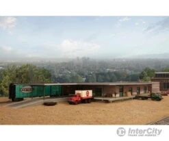 Walthers HO 4065 Mid-Century Modern Freight Station - Kit - 27-3/4 X 8-1/2 X 2-3/4" 70.5 X 21.5 X 6.9cm