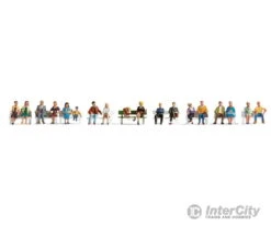 Walthers HO 6091 Sitting People - Pkg(18)