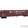 Walthers HO 6120 61' Wood Chip Gondola - Milwaukee Road #276147 -Walthers Sales walthers ho 6120 61 wood chip gondola milwaukee road 276147 freight cars 612