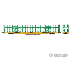 Walthers HO 910-8031 89' Flatcar W/Bi-Level Open Auto Rack - Ready To Run - Burlington Northern #963912