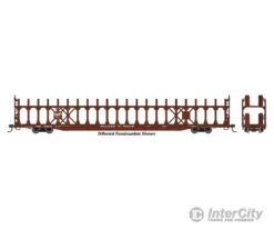 Walthers HO 910-8048 89' Flatcar W/Bi-Level Open Auto Rack - Ready To Run - Western Pacific #930246