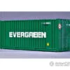 Walthers HO 933-1754 20' Ribbed-Side Container - Evergreen -Walthers Sales walthers ho 933 1754 20 ribbed side container evergreen freight loads containers 138
