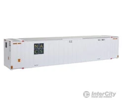 Walthers HO 933-1821 48' Stoughton Ribside Exterior Post Container - North American Container System NACS (white, Blue)