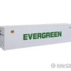 Walthers HO 933-1854 40' Reefer Container - Evergreen