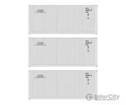 Walthers HO 949-18051 20' Fully Corrugated Container - 3-Pack - Gateway